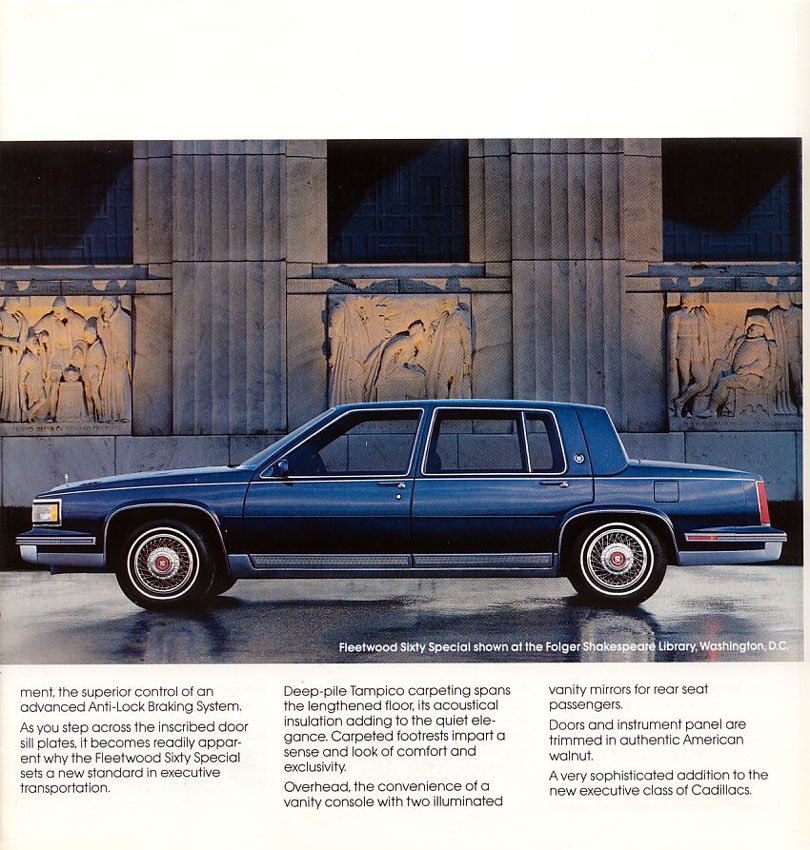 1987 Cadillac Brochure Page 8